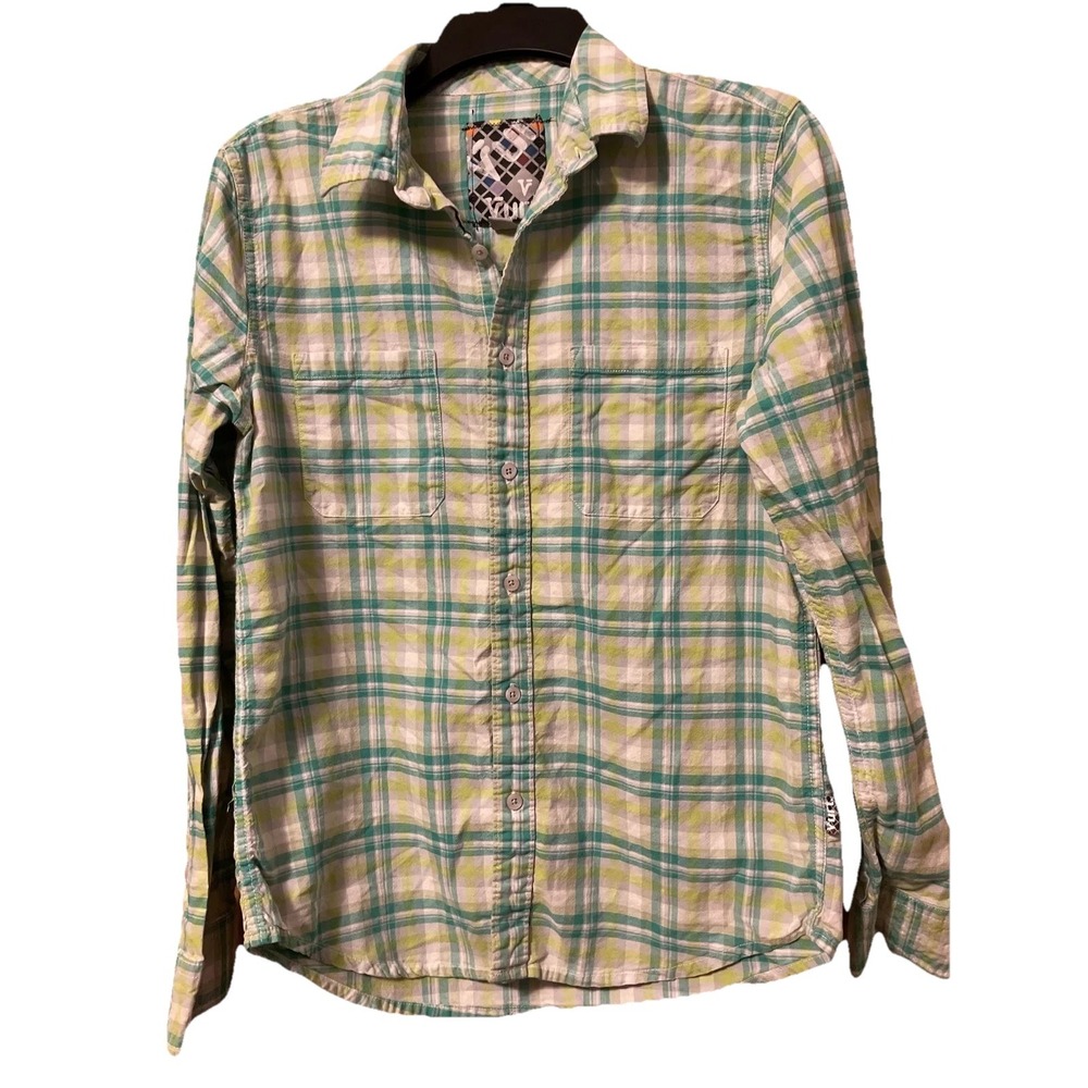Vtg VURT Mens Button Down Skater Shirt Size S